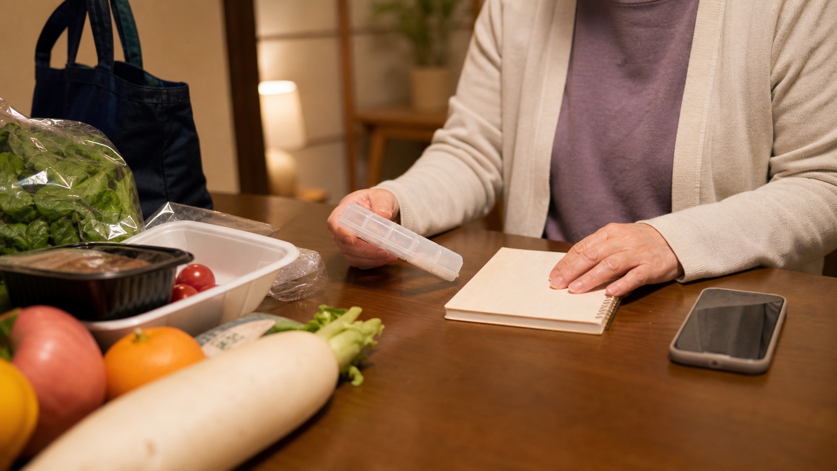 家族だけで親の暮らしを支えていた頃の食卓
