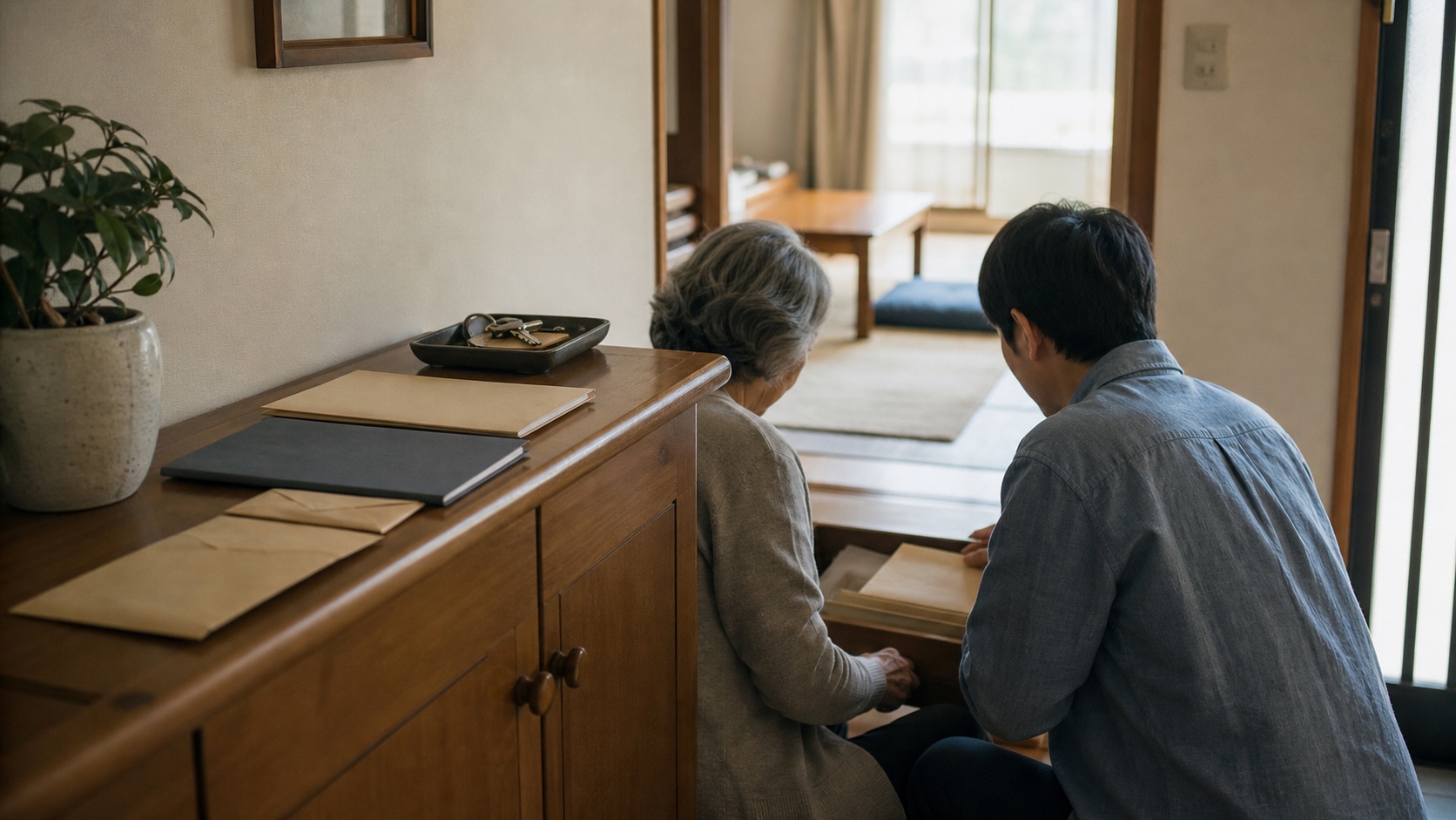 実家の書類を探すとき、最初に見る場所